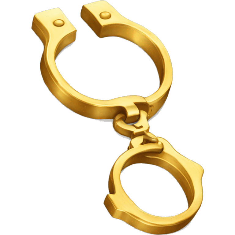 Golden handcuffs emoji