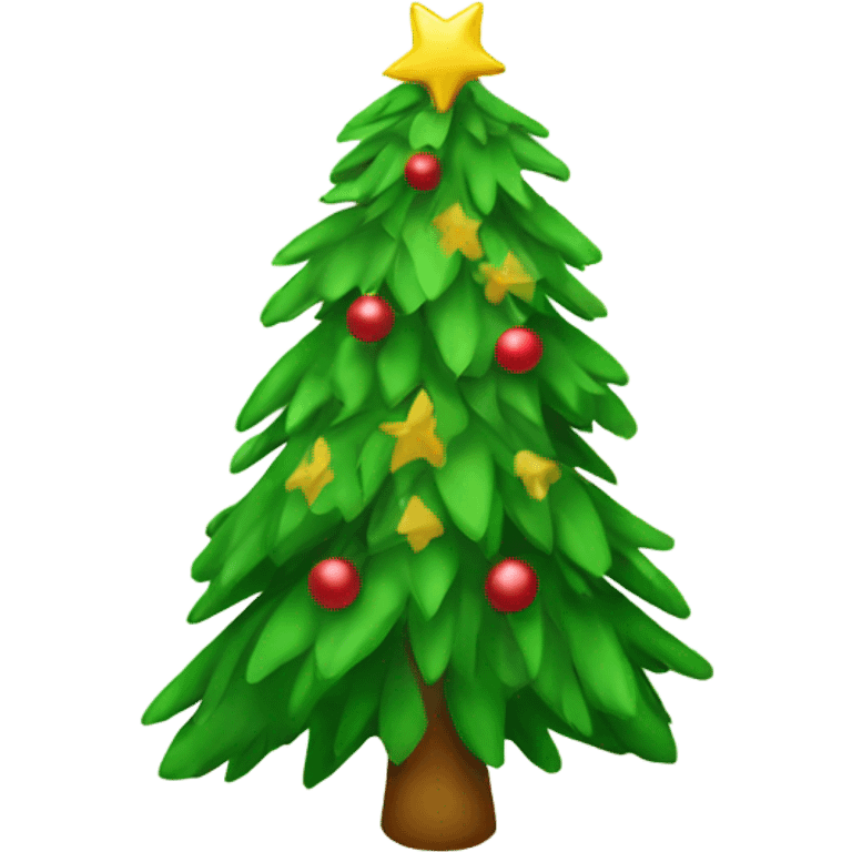 Hawaiian Christmas tree emoji