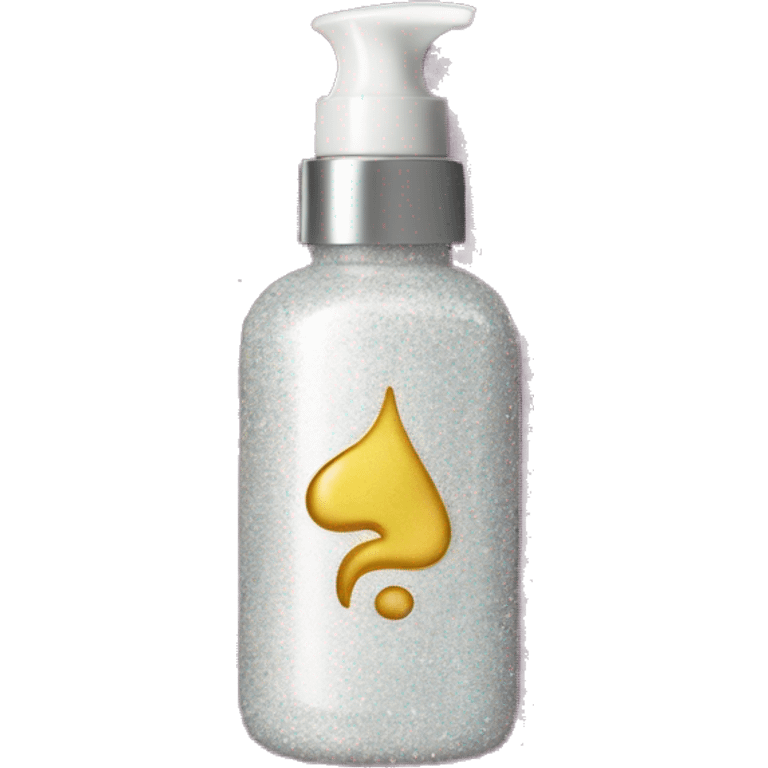 Glitter lotion bottle emoji