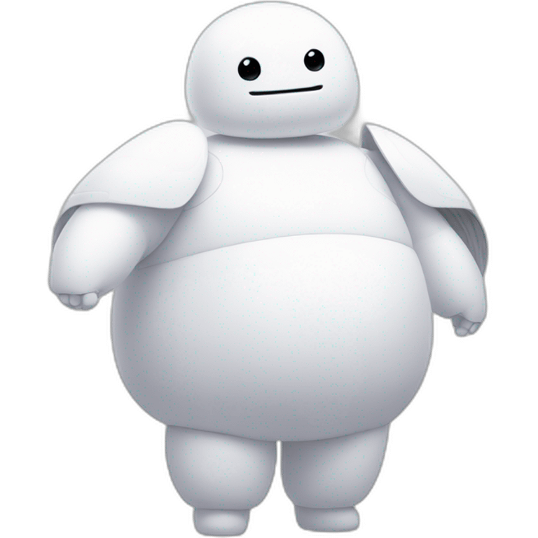 Baymax wearing tutu emoji