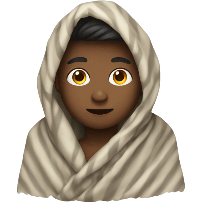 Boy in blanket emoji