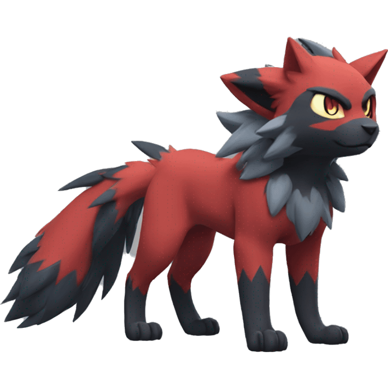 Litten-Zoroark full body emoji