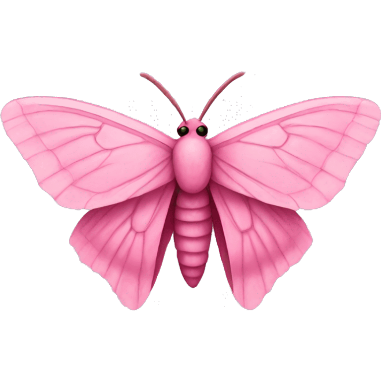 Pink moth emoji