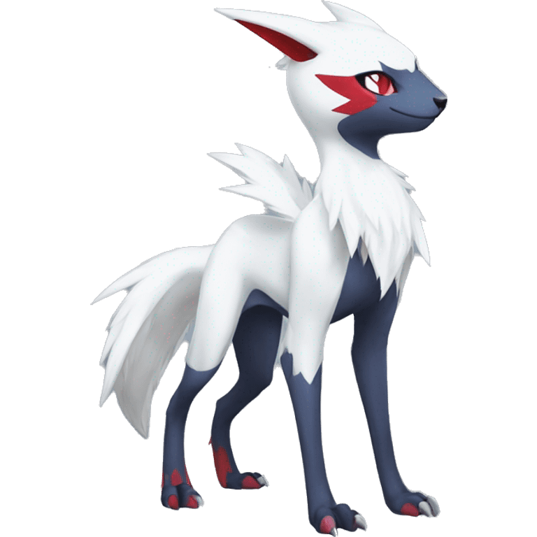 Cool Edgy Absol-Zangoose-Sneasel-Quilava, full body emoji