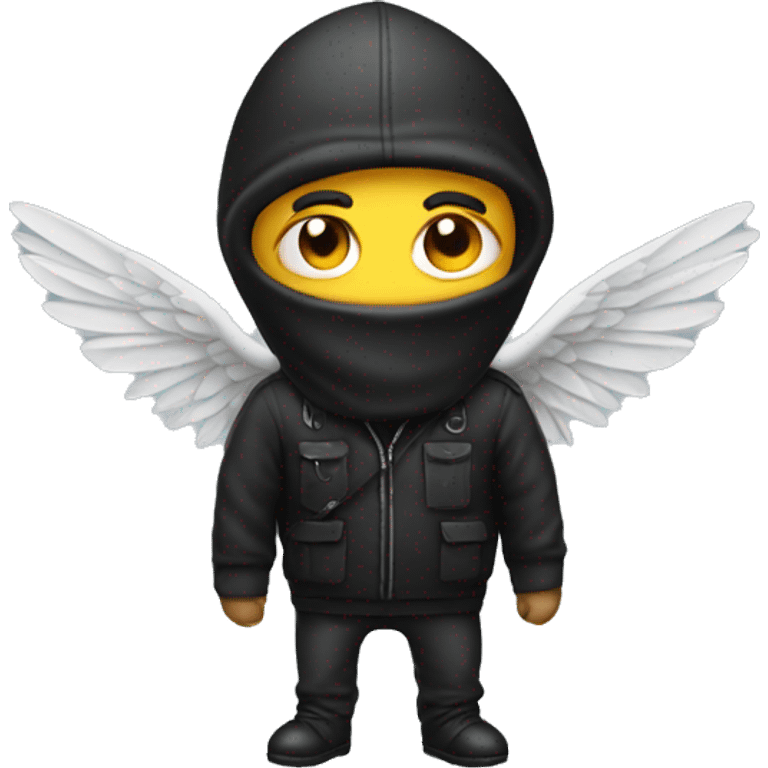 Robber with wings emoji