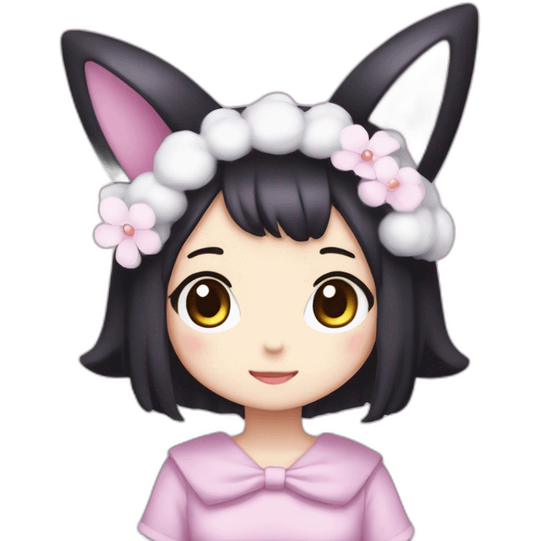 Kuromi Sanrio emoji