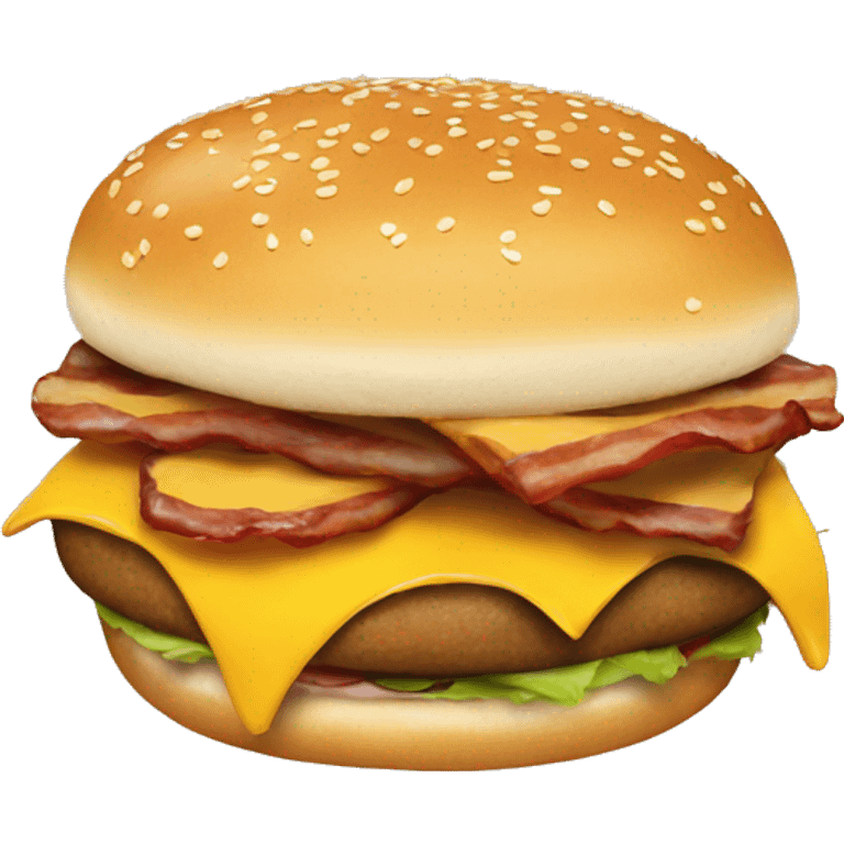 Bacon cheeseburger  emoji