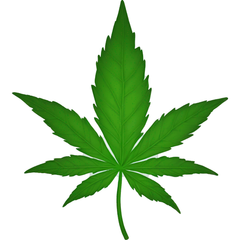 Weed leaf emoji