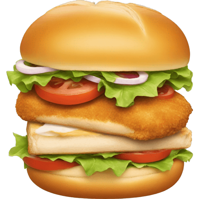 chicken sandwich emoji