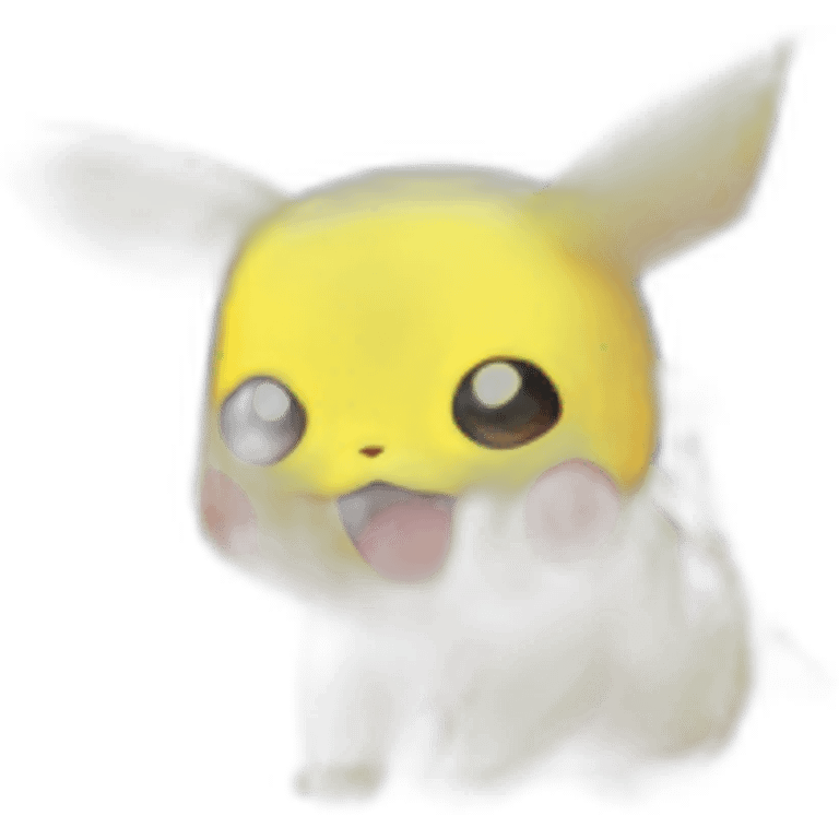 pikachu BLACK emoji