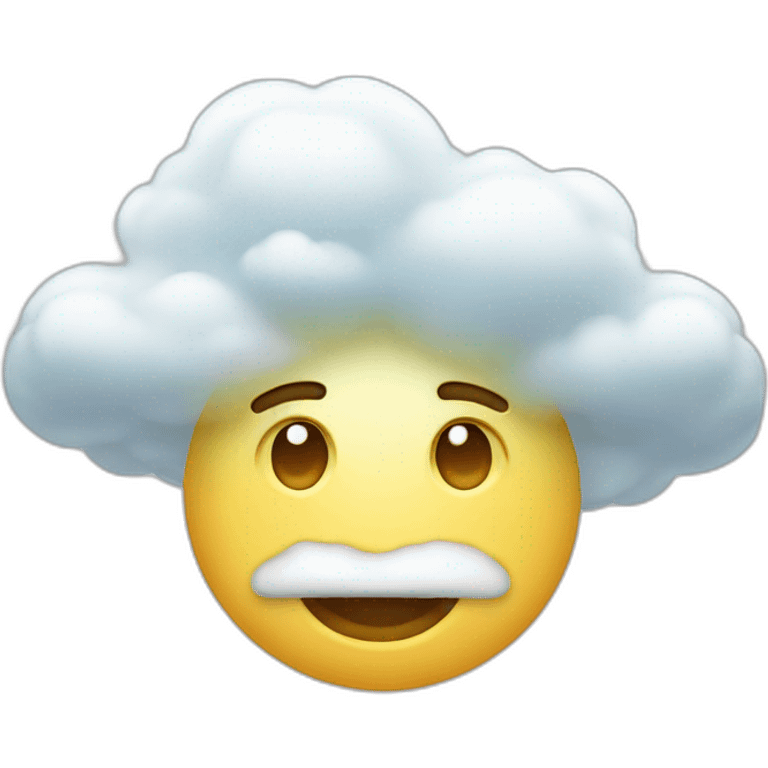 cloud face emoji