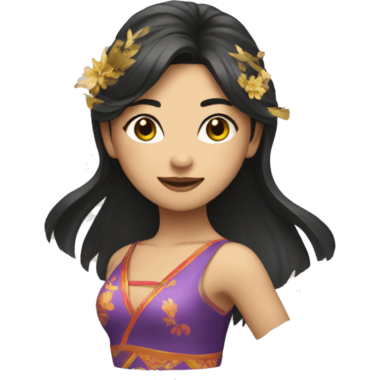 Asian dancer  emoji