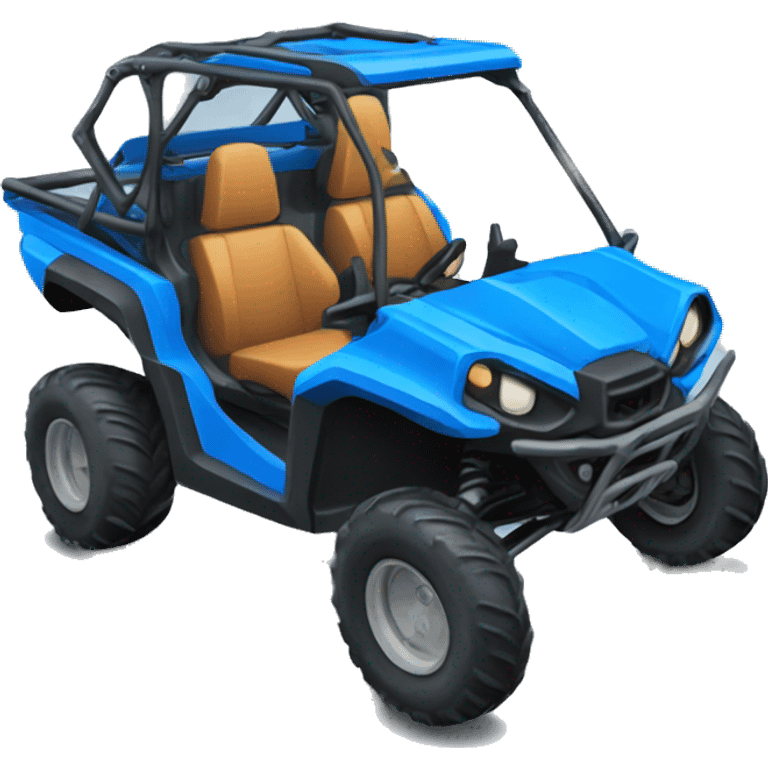 Blue buggy atv emoji