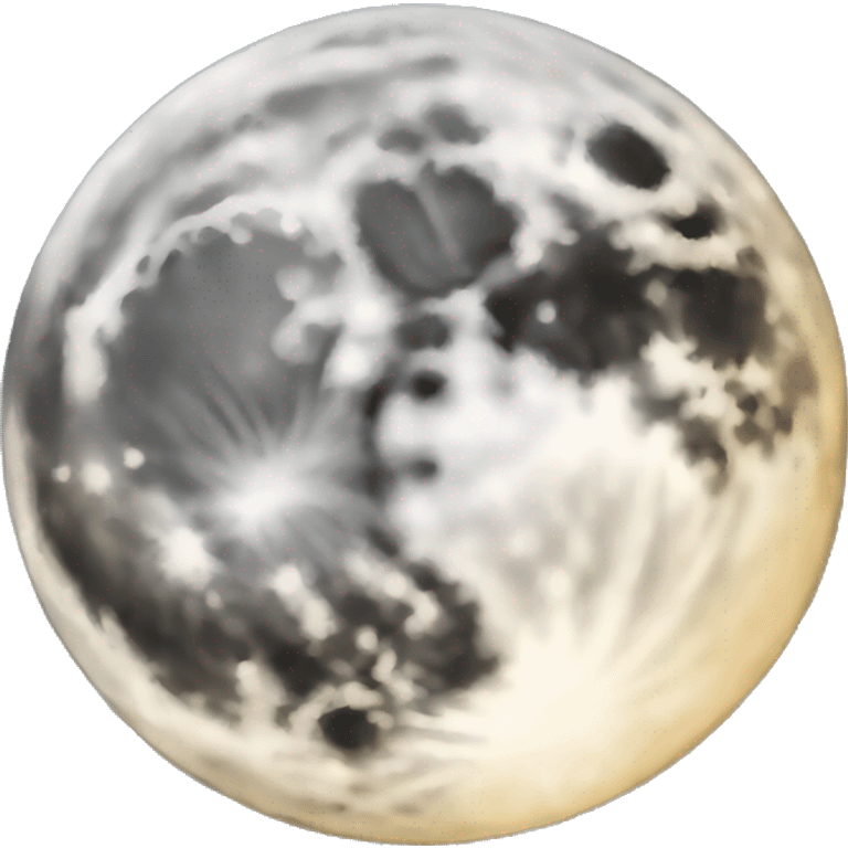 full moon emoji