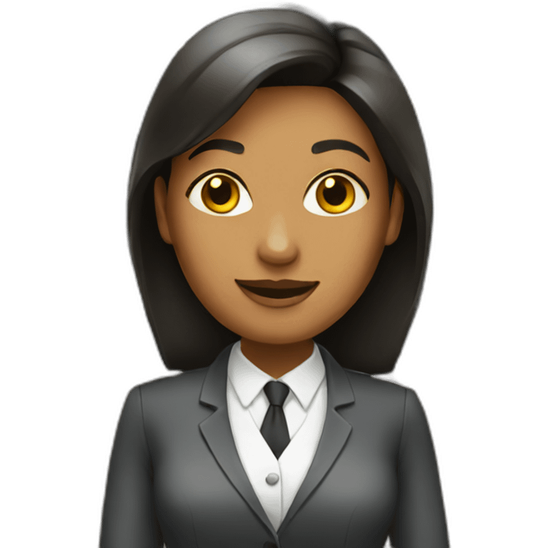 Bank staff lady emoji