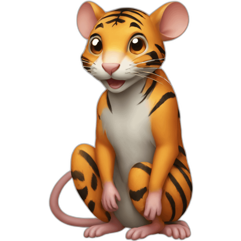 rat with Tiger emoji