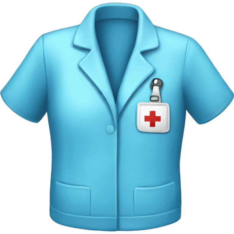 lightblue jacket for a nurse emoji