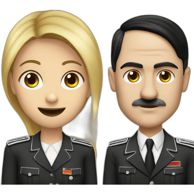 Hitler with Shakira  emoji