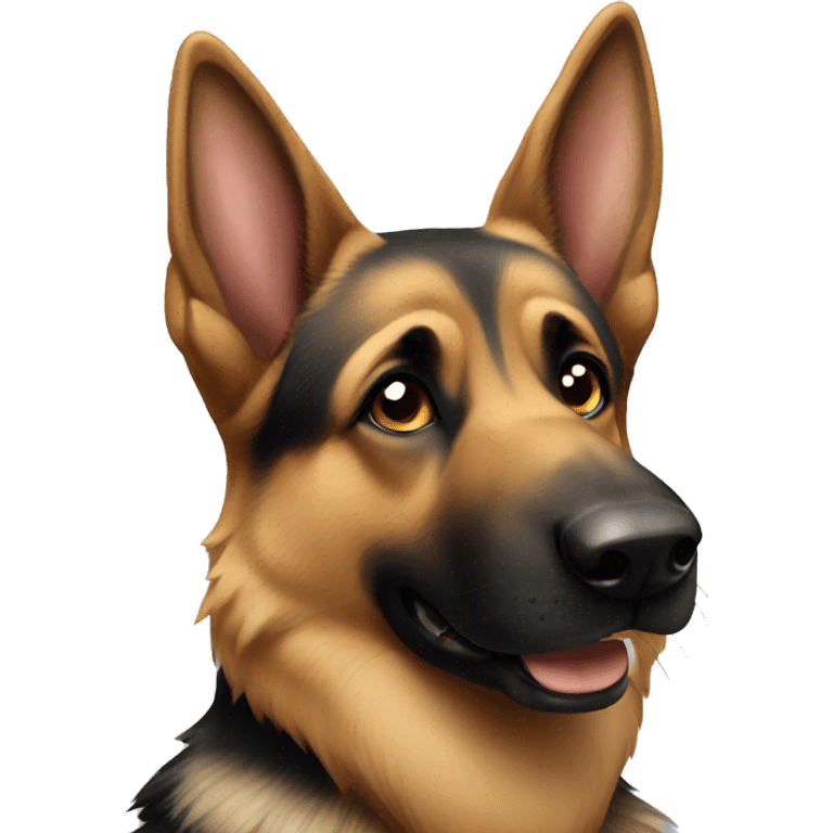 German shepherd  emoji