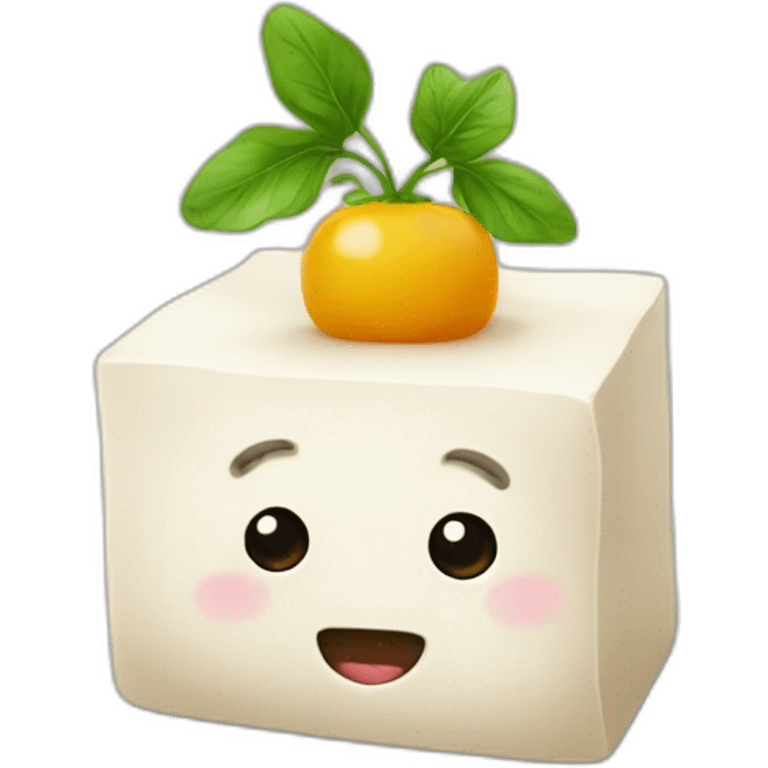 tofu without a face lol emoji