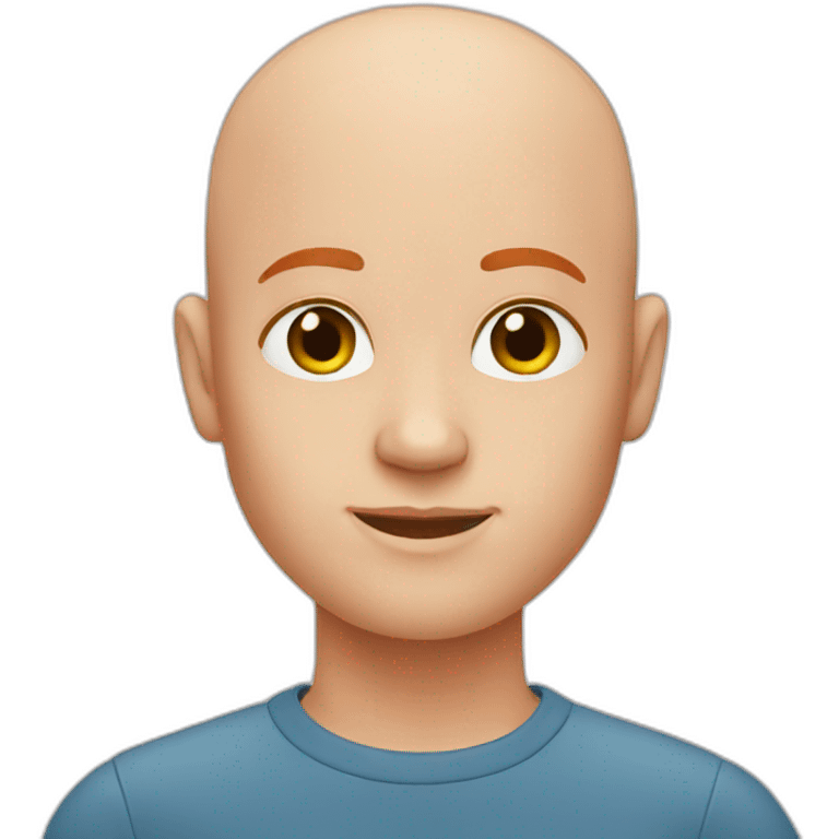 bald redhead emoji