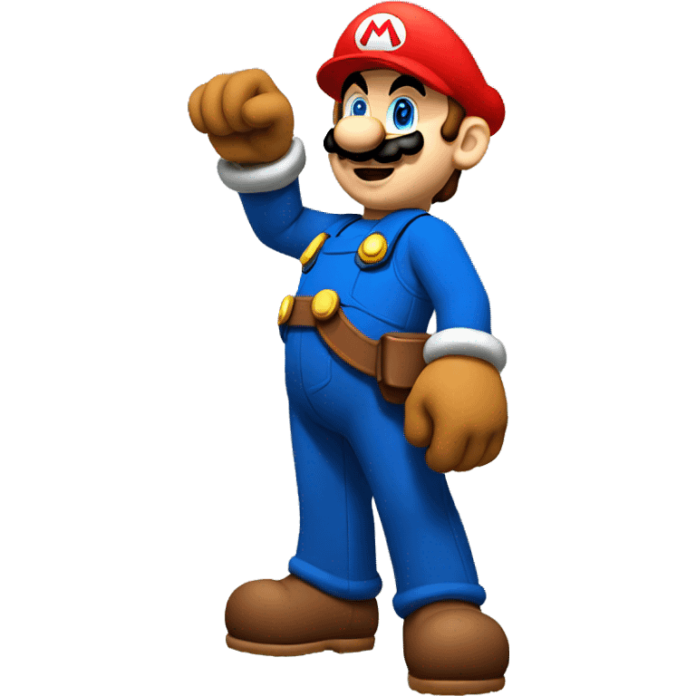 mario pointing forward emoji