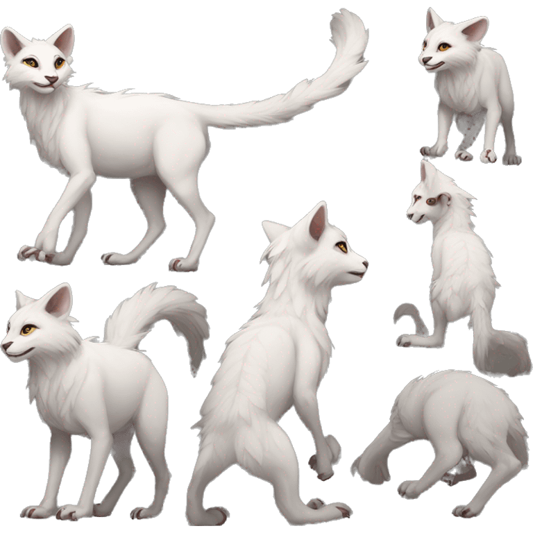 Modern Realistic Rare Fantasy Vernid-Trico-species by LiLaiRa full body emoji