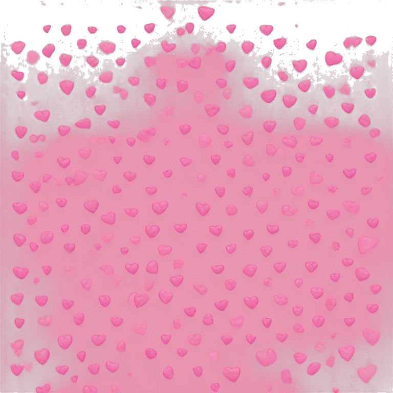 Extra small pink hearts emoji