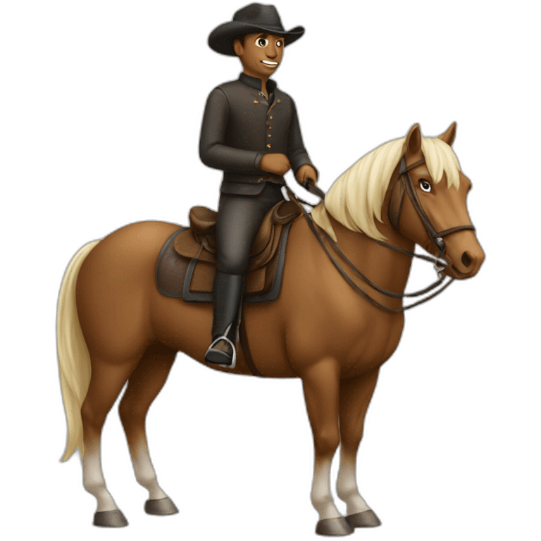 Man on horse emoji