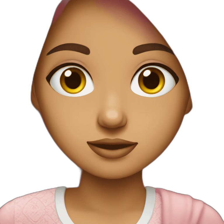 Algerian girl zwina emoji