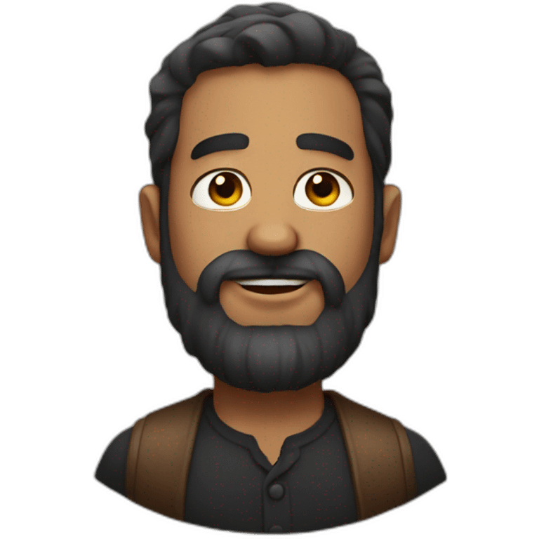 beard man rich emoji