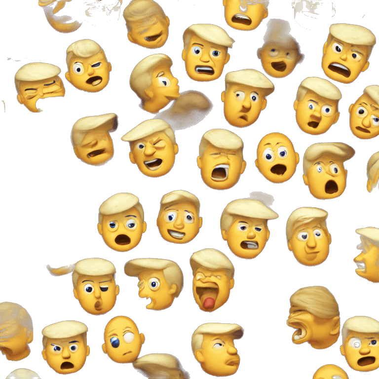 Donald trump burping emoji