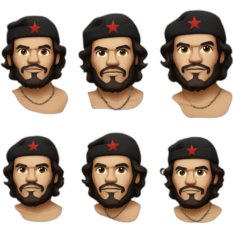 Che Guevara as a tattoo guy emoji