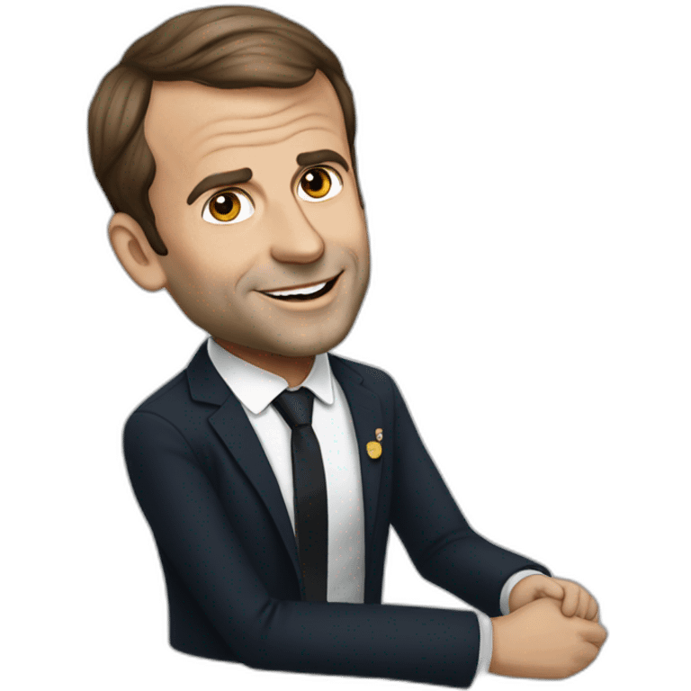 Emanuel Macron nu emoji