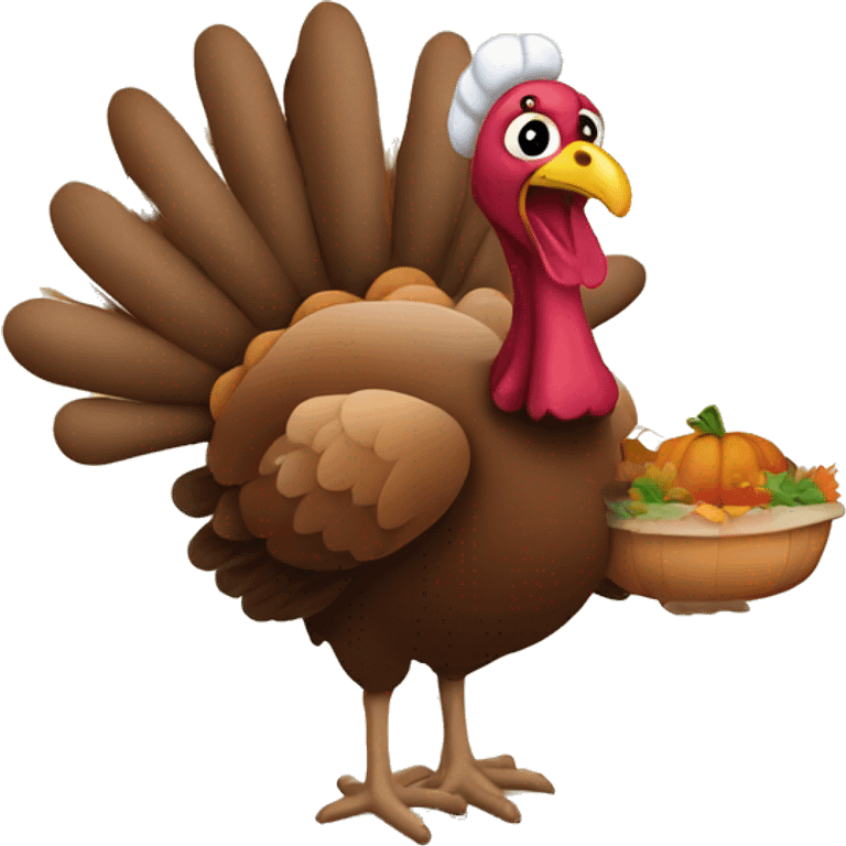 turkey and thanksgiving emoji