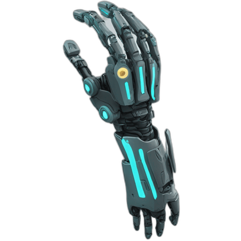 cybernetic arm emoji