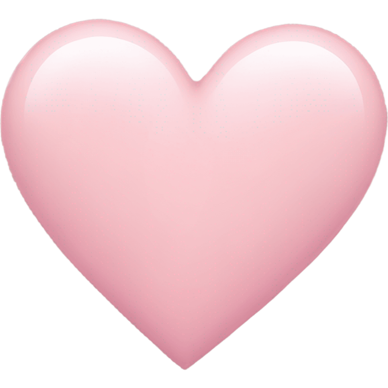 Light pink heart  emoji