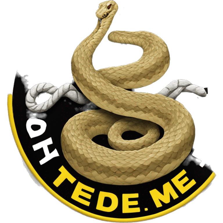 "Don't Tread On Me" Rattlesnake Car Emblem emoji