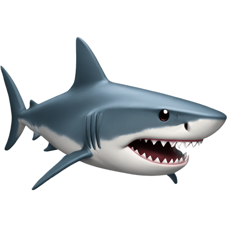 Shark with topha emoji