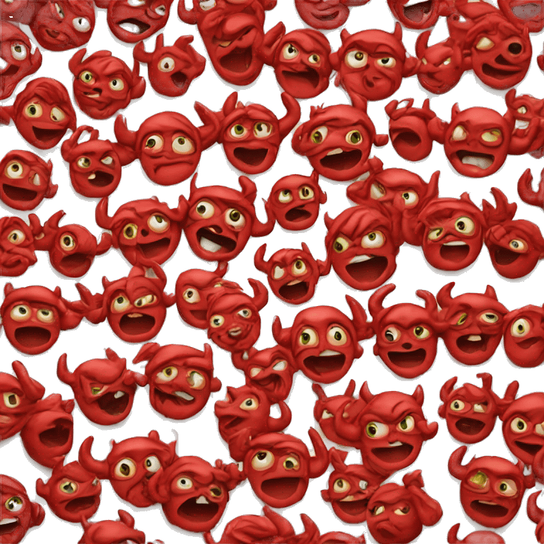 Red devil  emoji