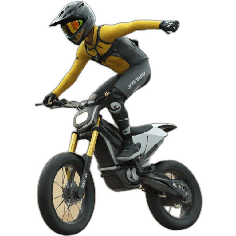 Wheelie on a surron emoji