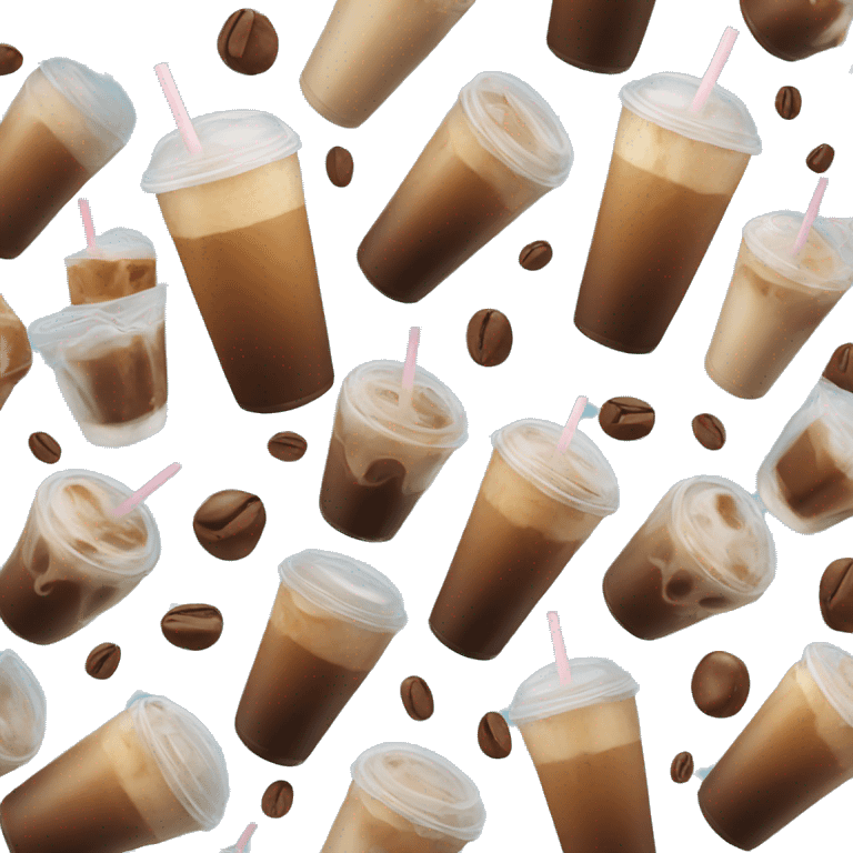 ice coffee emoji