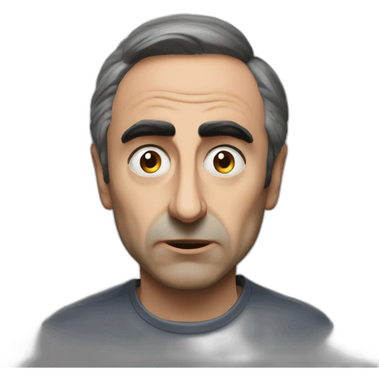 eric zemmour angry with mary lopen emoji