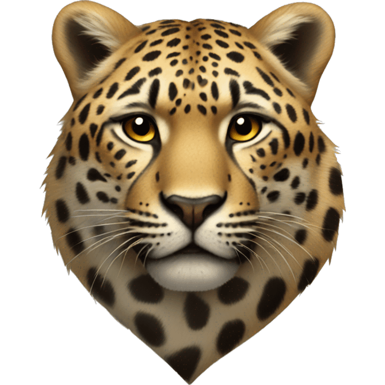 Corazón leopardo  emoji