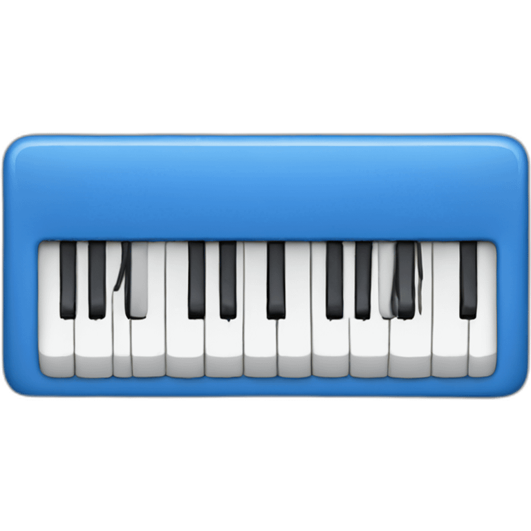 Blue keyboard emoji