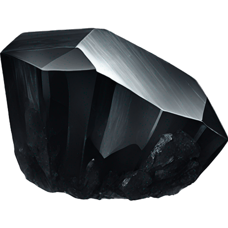 black tourmaline crystal  emoji