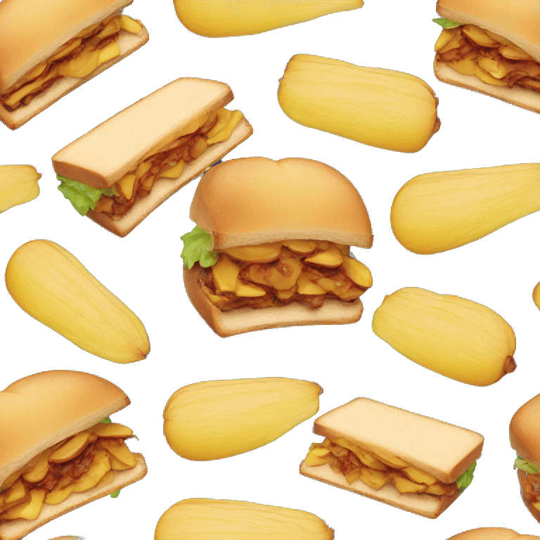 bbq jackfruit sandwich emoji