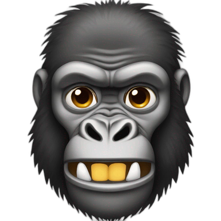 Bad boy Gorilla emoji