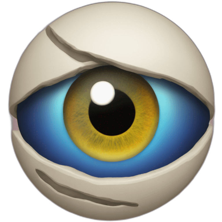 Eye planet emoji