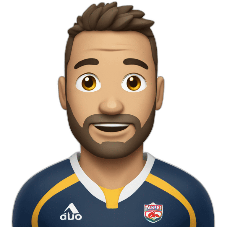 Joueur de rugby emoji